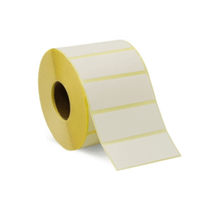 Aftagelige labels 80 x 32 hvid 2000 stk/rulle